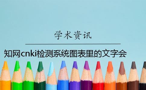 知網cnki檢測系統圖表里的文字會知網查重嗎